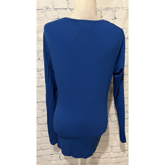 Code Happy Women's Pullover Workwear/Active Wear Top Long Sleeve blue Size S - Picture 5 of 8